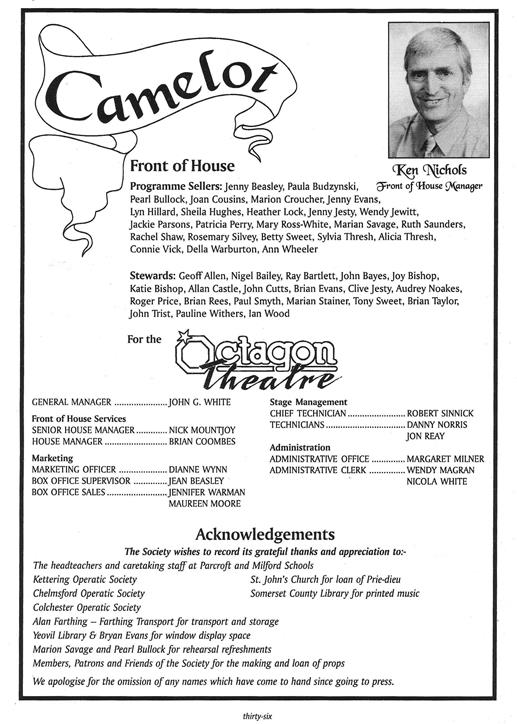 Page 36 Camelot programme Page 36